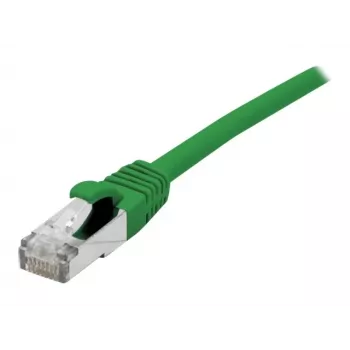 EXERTIS CONNECT Cat 6A S/FTP patch kábel, 0,3 m, zelený 858434