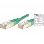 EXERTIS CONNECT Cat.6a F/UTP patch kábel, 3 m, zelený, 10 Gbps, Slim Boot 859551