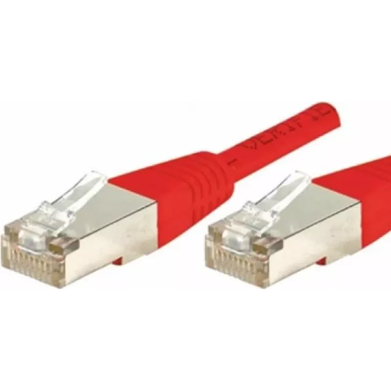 Exertis Connect 856847 Cat6 S/FTP patch kábel, 1 m, červený
