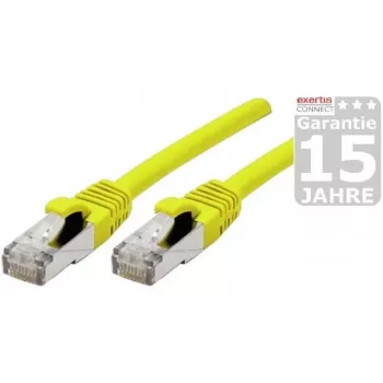 Exertis Connect 858420 Cat6a S/FTP sieťový patch kábel, 1 m, žltý