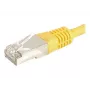 EXERTIS CONNECT Cat.6a F/UTP patch kábel, 1 m, žltý, 10 Gbps 859563