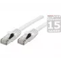 EXERTIS CONNECT Cat 6A S/FTP patch kábel, biely, 3,0 m, Slim Bend Protection 858503