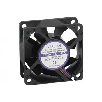 Exertis Connect Evercool 60 mm ventilátor do skrine s klzným ložiskom 910182