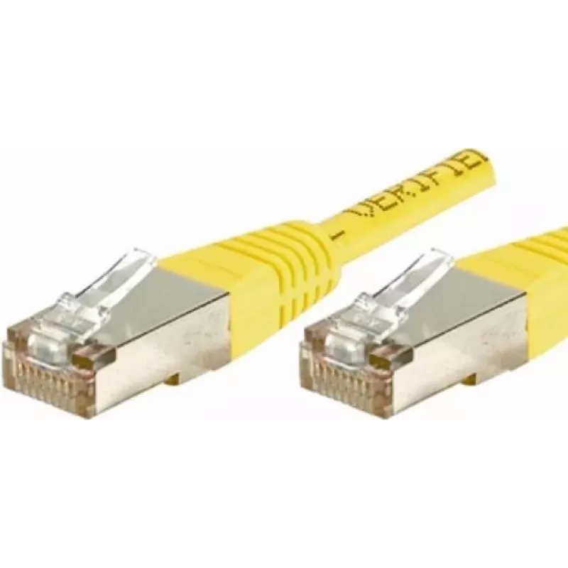 Exertis Connect Cat6 S/FTP ethernetový patch kábel, RJ45, žltý, 3 m 856876