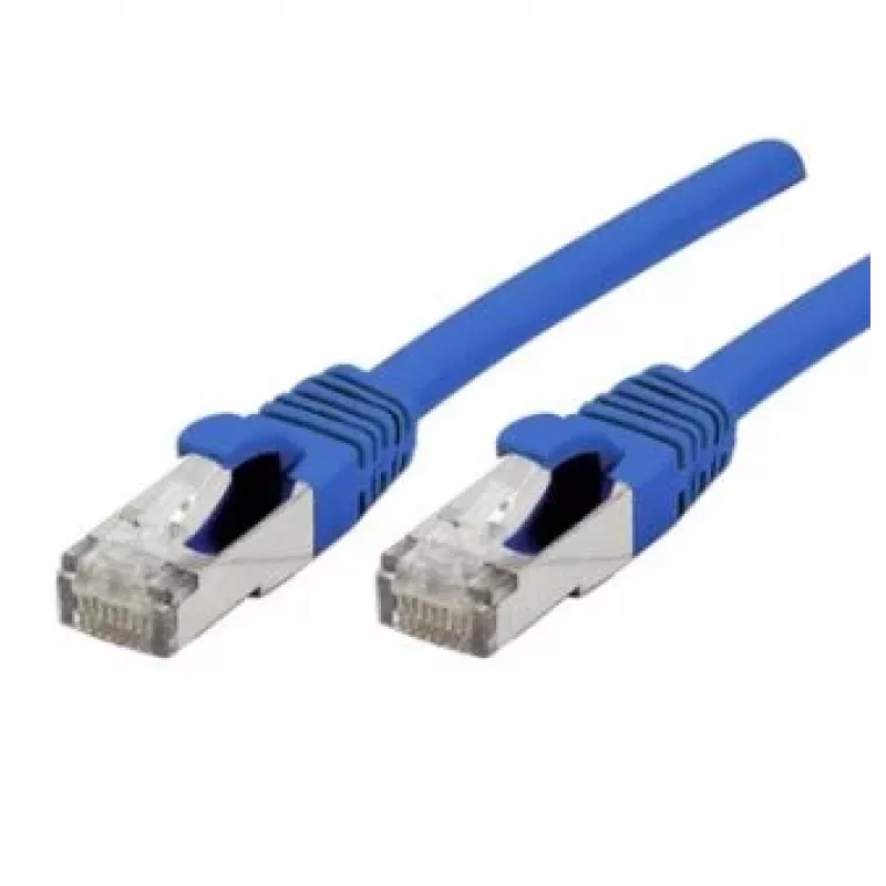 EXERTIS CONNECT Cat 6A S/FTP patch kábel, 10m, modrý 858458