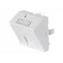 Dexlan vložka predného panelu 45 x 45 mm pre 1 keystone modul, 30°, signálna biela RAL 9003 (911712)