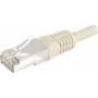 EXERTIS CONNECT Cat.6a F/UTP patch kábel, sivý, 1,0 m, 10 Gbps, Slim Bend Protection 859503