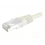 EXERTIS CONNECT 859510 Prepojovací kábel Cat.6a F/UTP, 15 m, sivý, 10 Gbps, tenká krytka