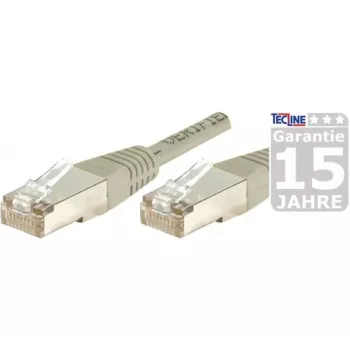 EXERTIS CONNECT CAT.6a F/UTP patch kábel, 25 m, sivá, 10 Gbps 859512