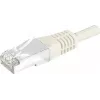 EXERTIS CONNECT CAT.6a F/UTP patch kábel, 25 m, sivý, 10 Gbps 859512
