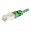EXERTIS CONNECT Cat.6a F/UTP patch kábel, 0,15 m, zelený, 10 Gbps 859545