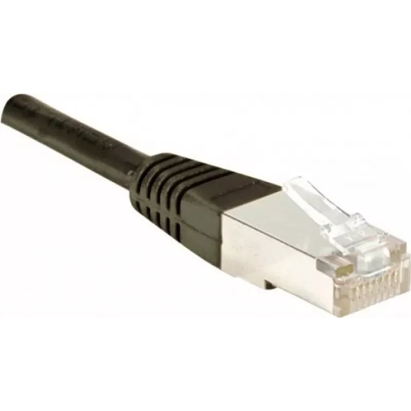 Exertis Connect 857110 Cat5e F/UTP sieťový patch kábel, 0,15 m, čierna