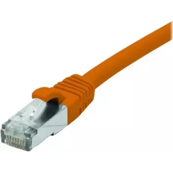 EXERTIS CONNECT 858529 Cat 6A S/FTP patch kábel, 0,15 m, oranžová, Slim Boot