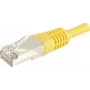 EXERTIS CONNECT Cat.6a F/UTP patch kábel, žltý, 5m, 10 Gbps 859567