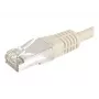 EXERTIS CONNECT CAT.6a F/UTP patch kábel, sivý, 7,5 m, 10 Gbps, Slim Boot 859508