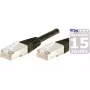 EXERTIS CONNECT Cat.6 F/UTP patch kábel, 1,5m, čierny, Slim Snagless Boot 857943
