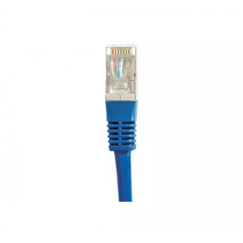 EXERTIS CONNECT Cat.6A S/FTP patch kábel, 1 m, modrý 858316