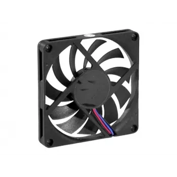 Exertis Connect 80 mm skriňový ventilátor - klzné ložisko, 3-pin, čierny 910191