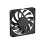 Exertis Connect 80 mm skriňový ventilátor - klzné ložisko, 3-pin, čierny 910191