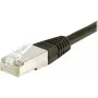 EXERTIS CONNECT Cat6 S/FTP patch kábel, 0,15 m, čierny 856816