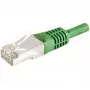 EXERTIS CONNECT Cat.6a F/UTP patch kábel, 5 m, zelený, 10 Gbps, Slim Snagless 859552