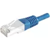 EXERTIS CONNECT Cat.6A S/FTP patch kábel, 7,5 m, modrý 858321