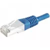 EXERTIS CONNECT Cat.6A S/FTP patch kábel, 25 m, modrý 858325