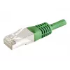 EXERTIS CONNECT 859553 Prepojovací kábel Cat.6a F/UTP, 7,5 m, zelený, 10 Gbps, tenká krytka