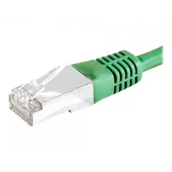 EXERTIS CONNECT Cat.6A S/FTP patch kábel, 0,5 m, zelená 858345