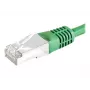EXERTIS CONNECT Cat.6A S/FTP patch kábel, 0,5 m, zelený 858345