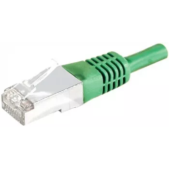 EXERTIS CONNECT Cat.6A S/FTP patch kábel, 0,5 m, zelená 858345