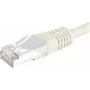 EXERTIS CONNECT Cat6 S/FTP patch kábel, PiMF, sivý, 0,5 m, Slim Snagless 856828