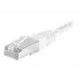 EXERTIS CONNECT CAT.6a F/UTP patch kábel, biely, 1,0 m, 10 Gbps, Slim Boot 859578