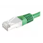 EXERTIS CONNECT Cat.6 S/FTP PiMF patch kábel, RJ45, zelená, 3 m 856875