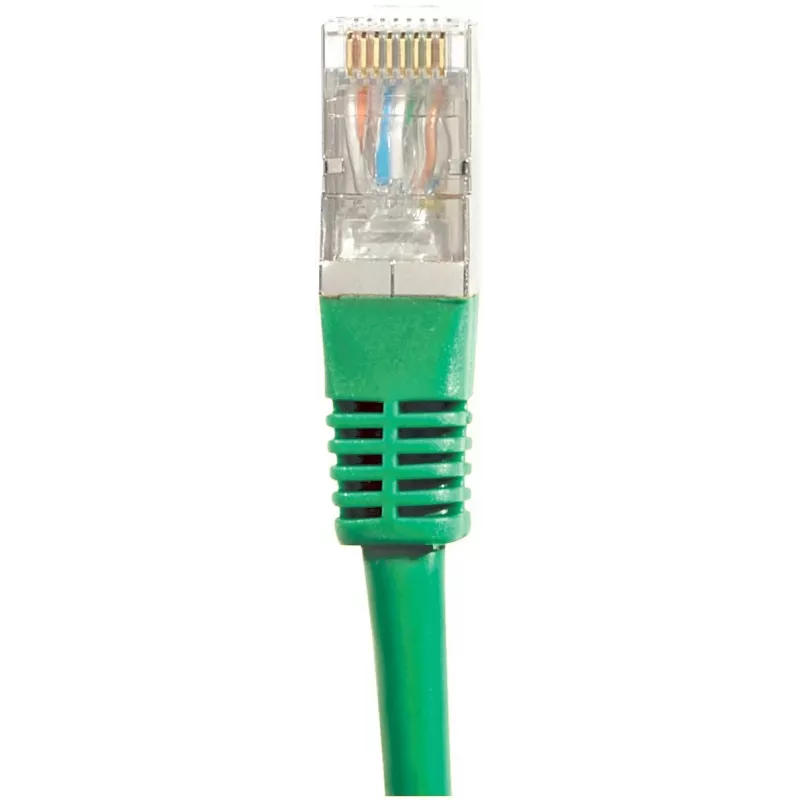 EXERTIS CONNECT Cat.6 S/FTP PiMF patch kábel, RJ45, zelená, 3 m 856875