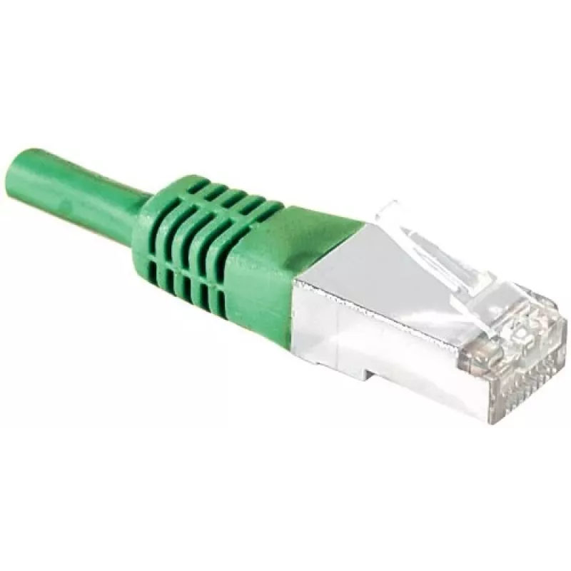 EXERTIS CONNECT Cat.6 S/FTP PiMF patch kábel, RJ45, zelená, 3 m 856875