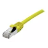Exertis Connect 858428 Cat6a S/FTP patch kábel, 20 m, žltý