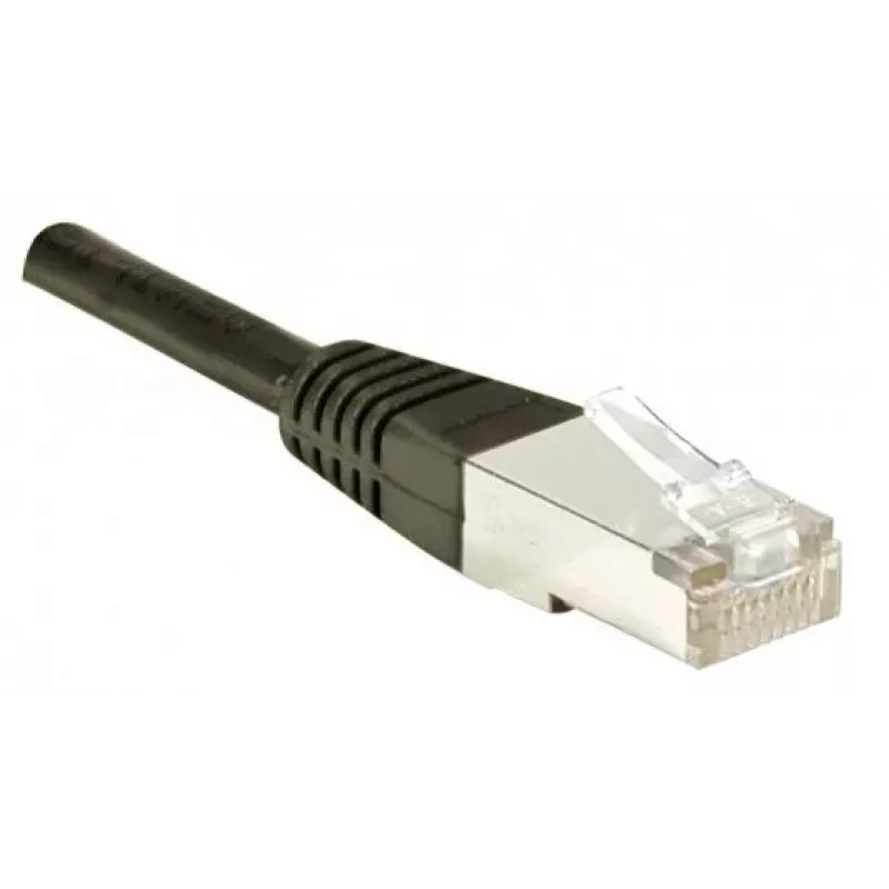 EXERTIS CONNECT Cat.6 S/FTP patch kábel, PiMF, čierny, 3 m 856879