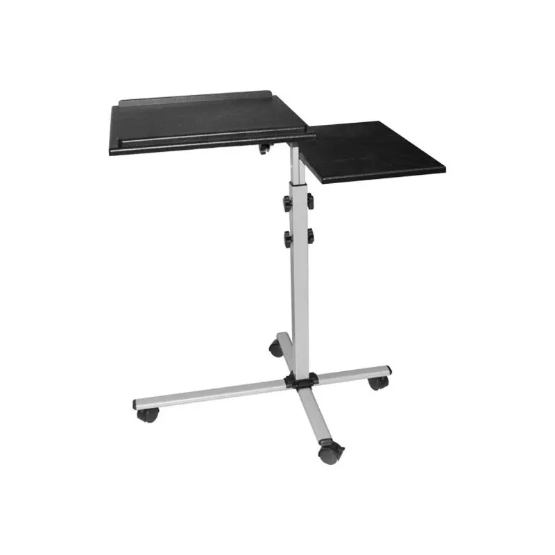 EXERTIS CONNECT mobilný multifunkčný stôl na kolieskach, 1000 x 500 mm, čierny (965033)