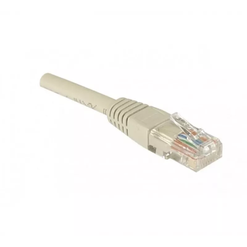 Exertis Connect Cat5e U/UTP RJ-45 sieťový patch kábel, 0,5 m, sivý 857200