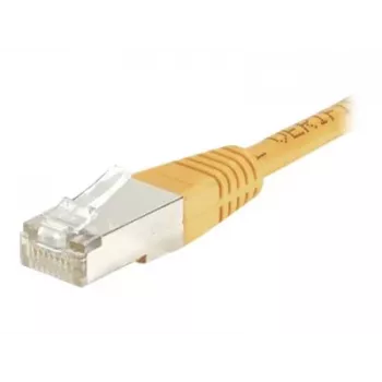 EXERTIS CONNECT Cat.6 F/UTP patch kábel, RJ45, oranžový, 1,5 m 857941