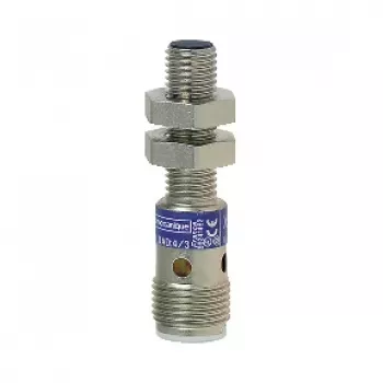TMSS GERMANY OsiSense XS6 indukčný snímač priblíženia M8, PNP NO, konektor M12, 2,5 mm snímací odstup, XS608B1PAM12