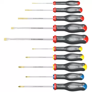 Facom Protwist® univerzálna sada skrutkovačov 10-dielna SL/PH/PZ ATW.J10PB