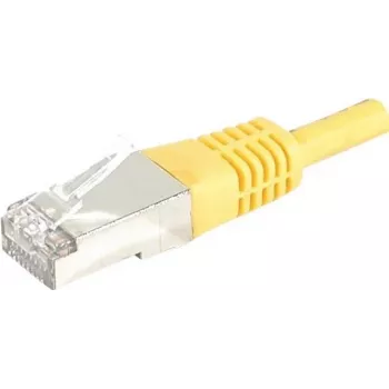 EXERTIS CONNECT 858336 Prepojovací kábel Cat.6A S/FTP, 7,5 m, žltý, tenká krytka