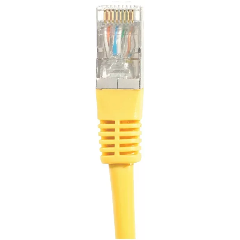 EXERTIS CONNECT 858336 Prepojovací kábel Cat.6A S/FTP, 7,5 m, žltý, tenká krytka