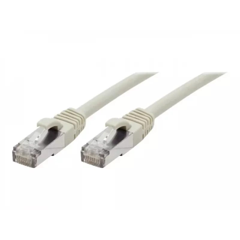 Exertis Connect CAT 6a S/FTP patch kábel, RJ45 na RJ45, 10 m, sivá 858410