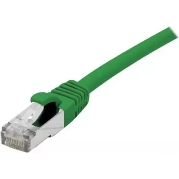 EXERTIS CONNECT Cat 6A S/FTP patch kábel, 0,5 m, zelená, Slim Snagless 858435