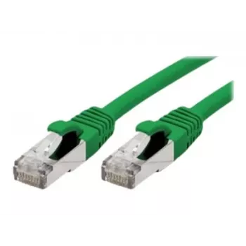 EXERTIS CONNECT Cat 6A S/FTP patch kábel, 3,0 m, zelená, Slim Snagless Boot 858439