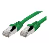 EXERTIS CONNECT Cat 6A S/FTP patch kábel, 3,0 m, zelená, Slim Snagless Boot 858439