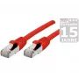 Exertis Connect Dexlan CAT 6a SFTP patch kábel, RJ-45 konektor samec na RJ-45 konektor samec, 20 m, bezhalogénový, zaliaty, snagless, červená 858476
